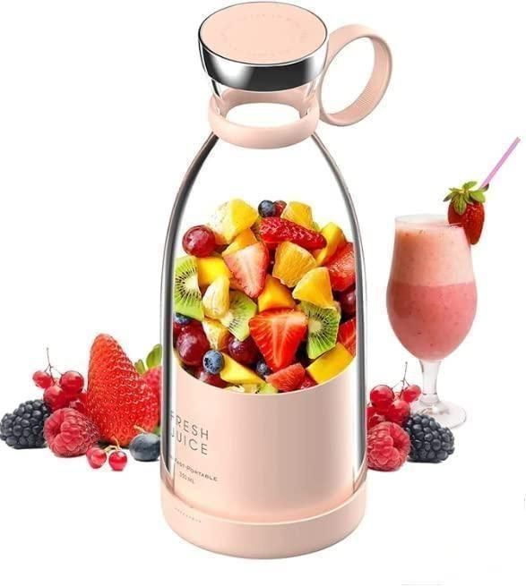 Electric Portable Mini Juicer Bottle - 4 Blades
